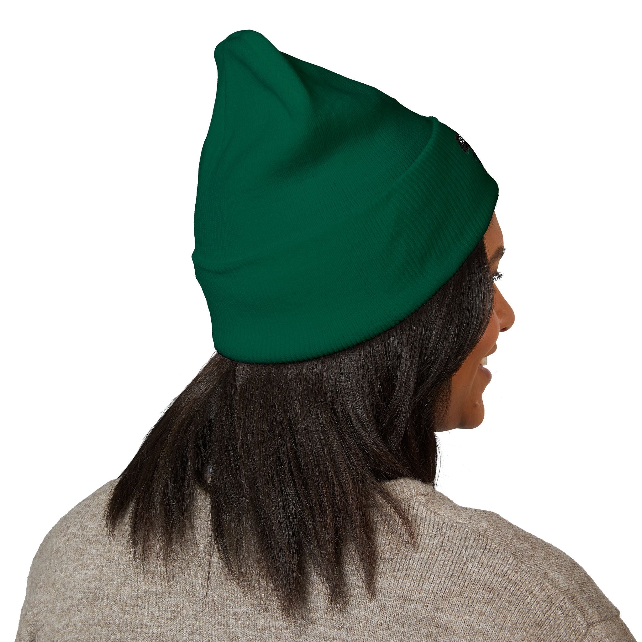 Embroidered "Real Games Only" Cuffed Beanie