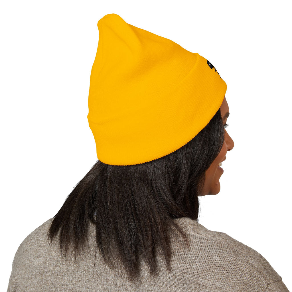 Embroidered "Real Games Only" Cuffed Beanie