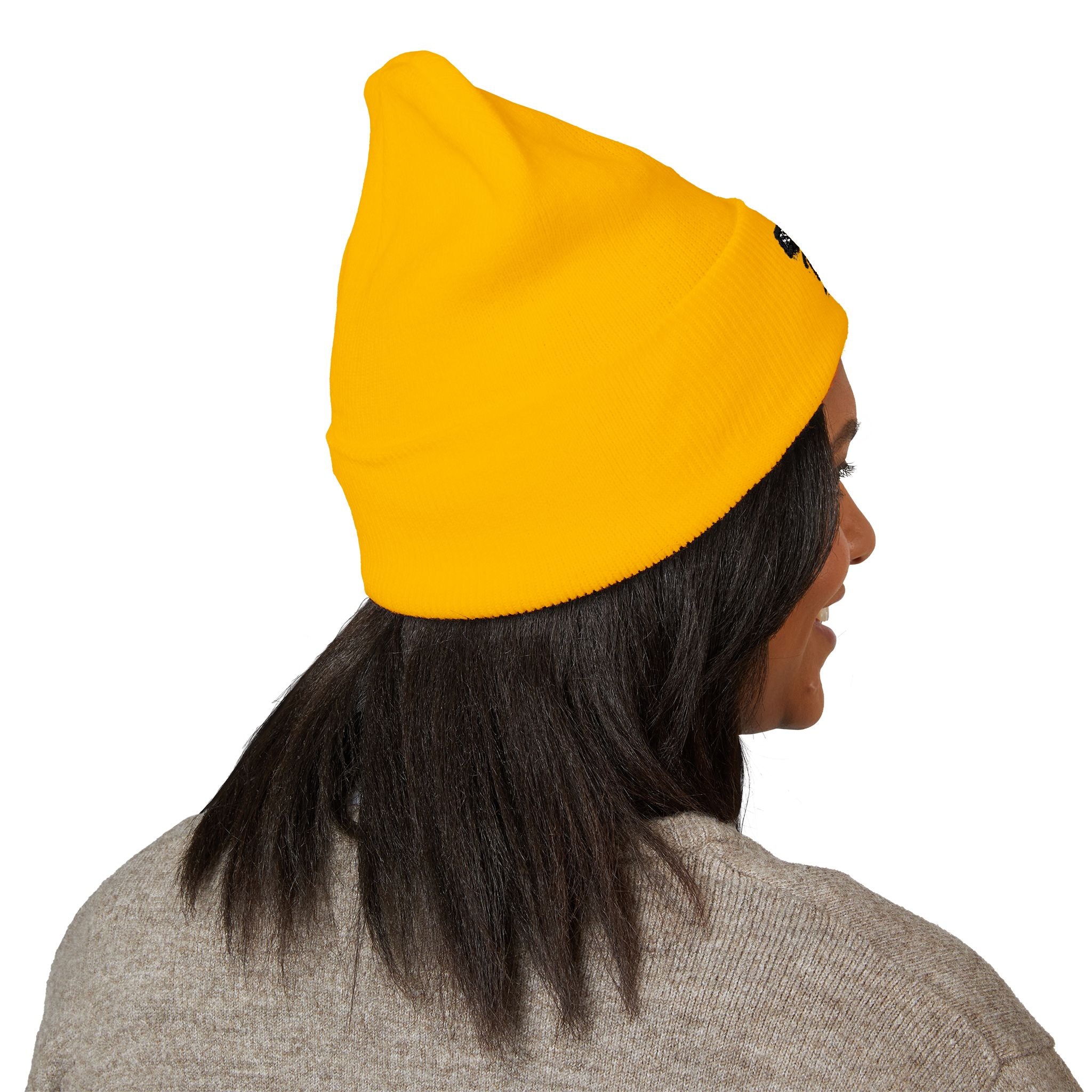 Embroidered "Real Games Only" Cuffed Beanie