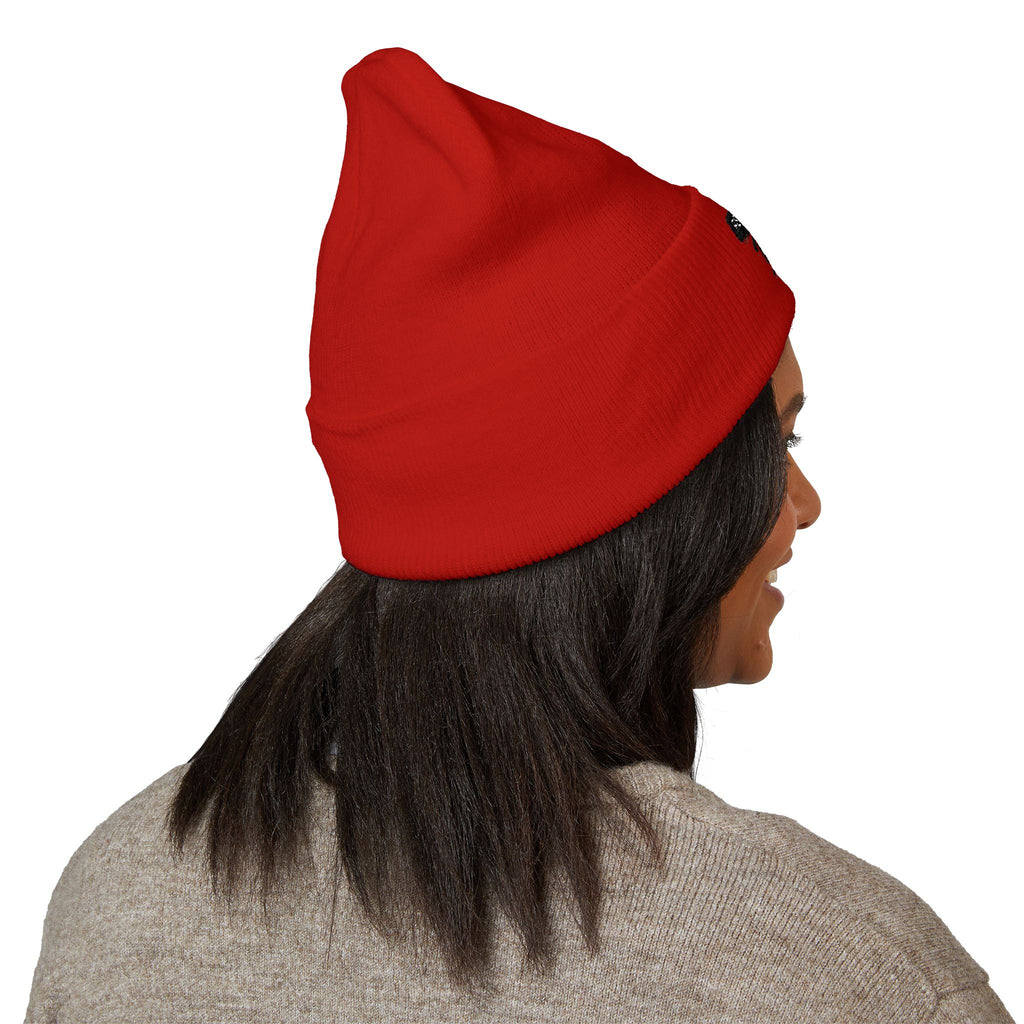Embroidered "Real Games Only" Cuffed Beanie
