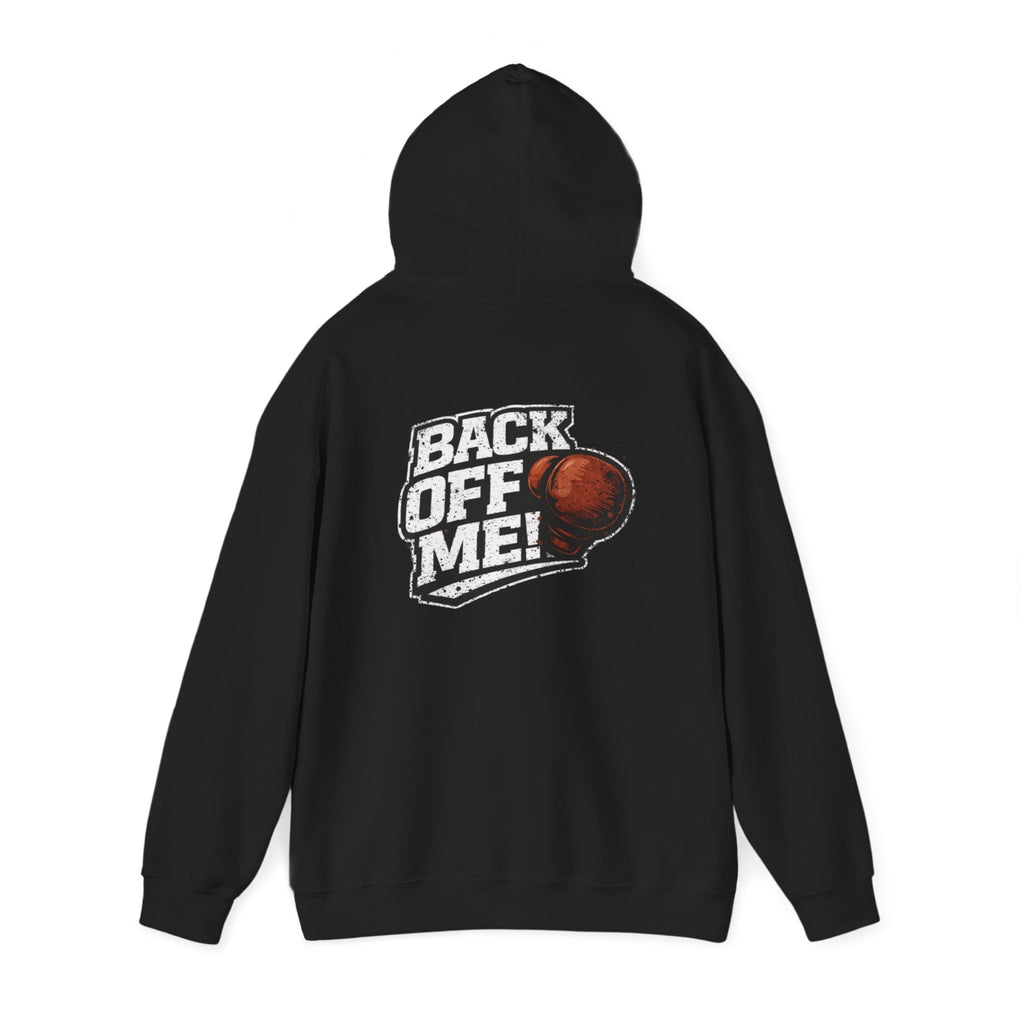 Hoodie — Mr. TapN "Back Off Me!" Chest & Back Skate Graphic Hoodie
