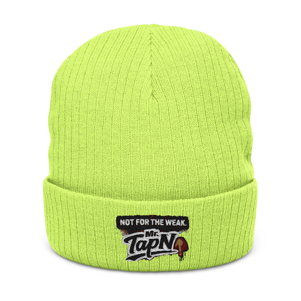 Ribbed Knit Beanie (Embroidery)