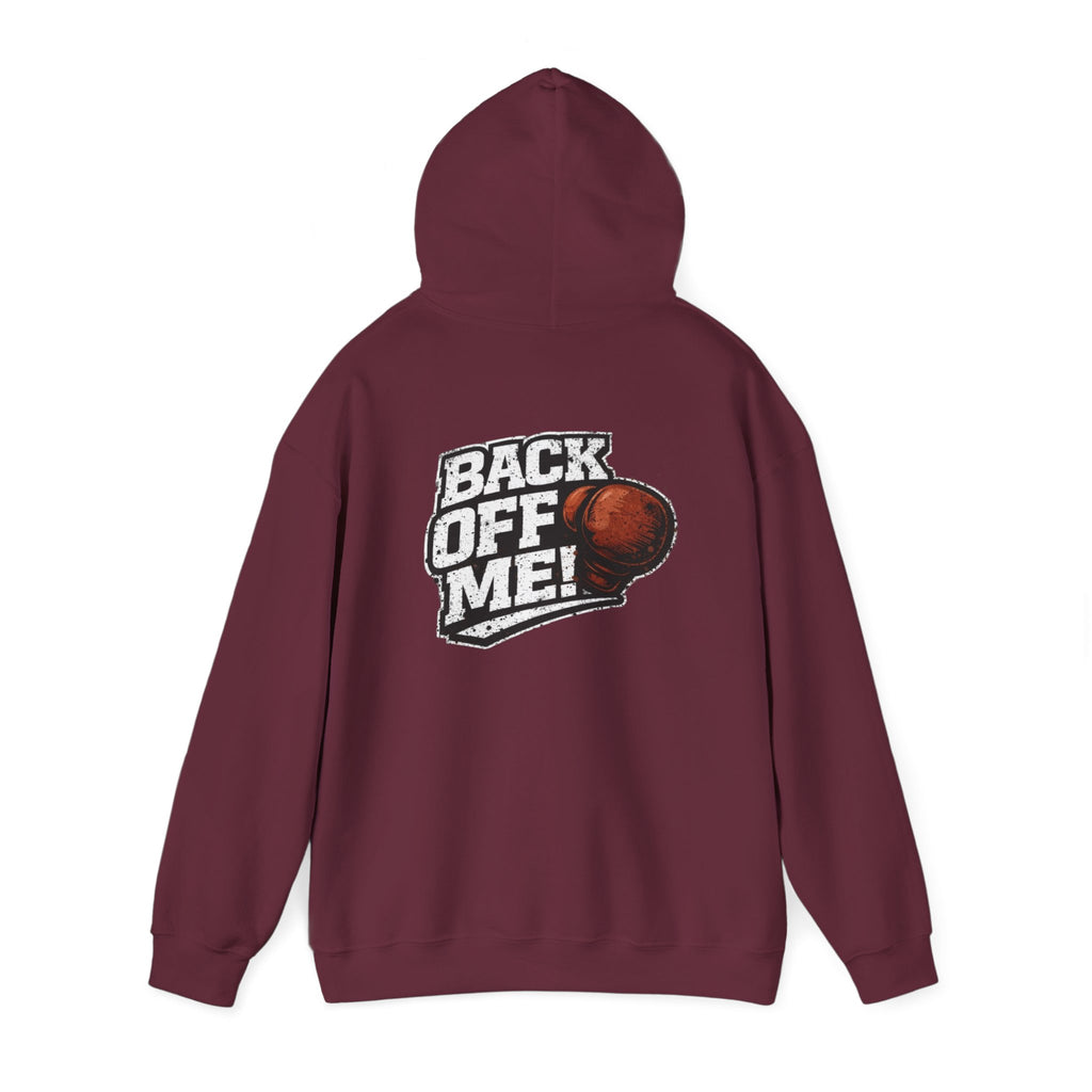 Hoodie — Mr. TapN "Back Off Me!" Chest & Back Skate Graphic Hoodie