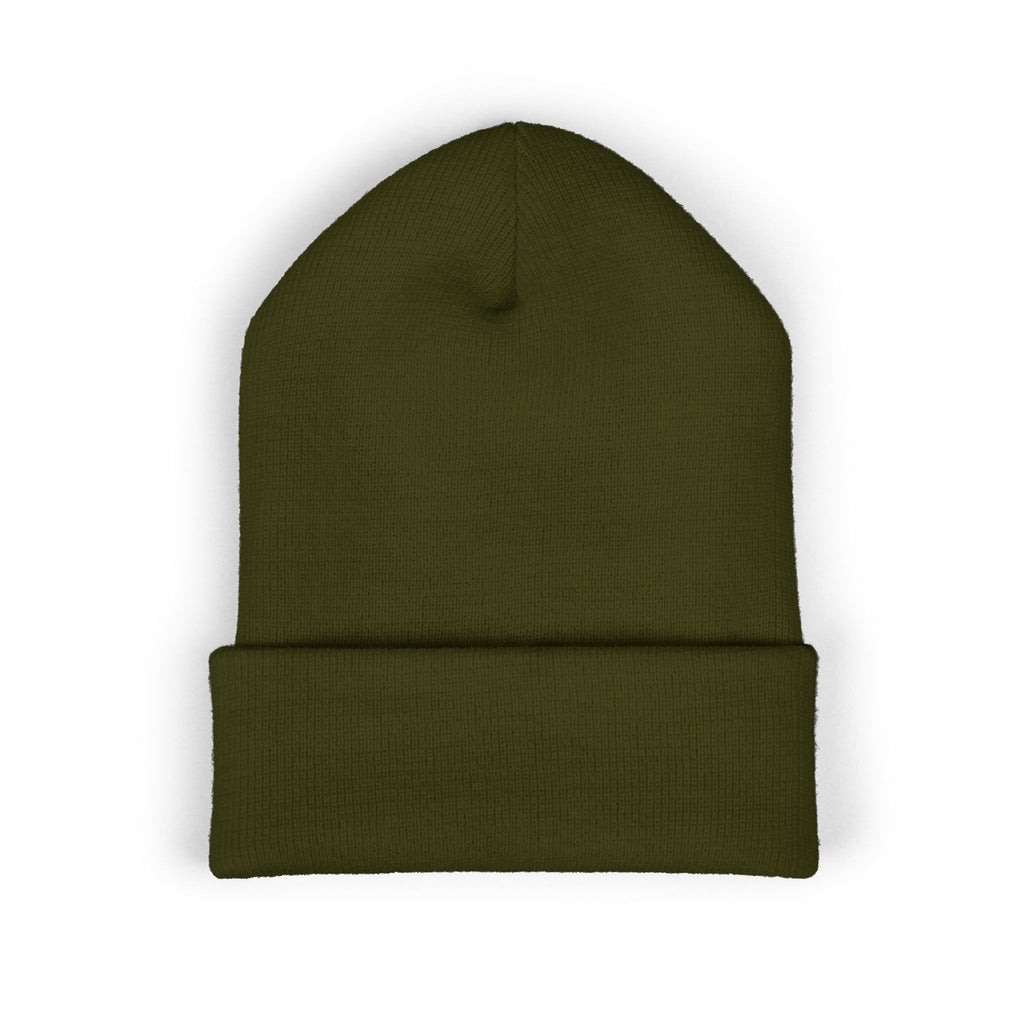 Embroidered "Real Games Only" Cuffed Beanie