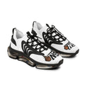 Mesh Sneakers — White 'Mr. TapN' Graphic Athletic Shoes