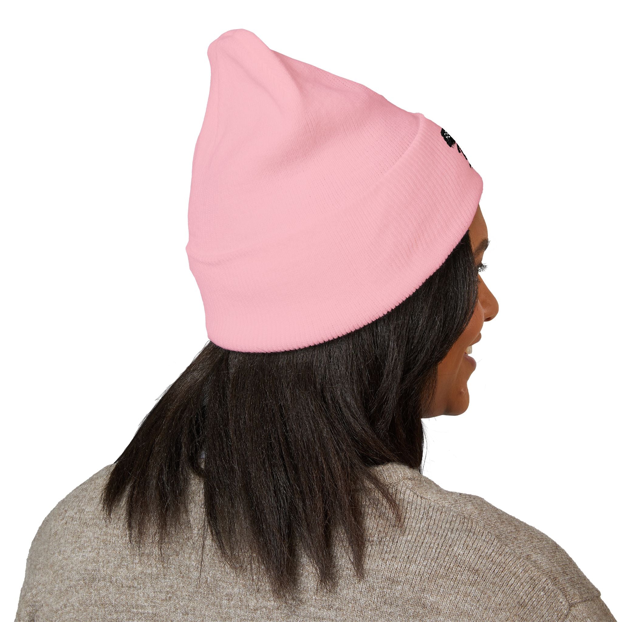 Embroidered "Real Games Only" Cuffed Beanie