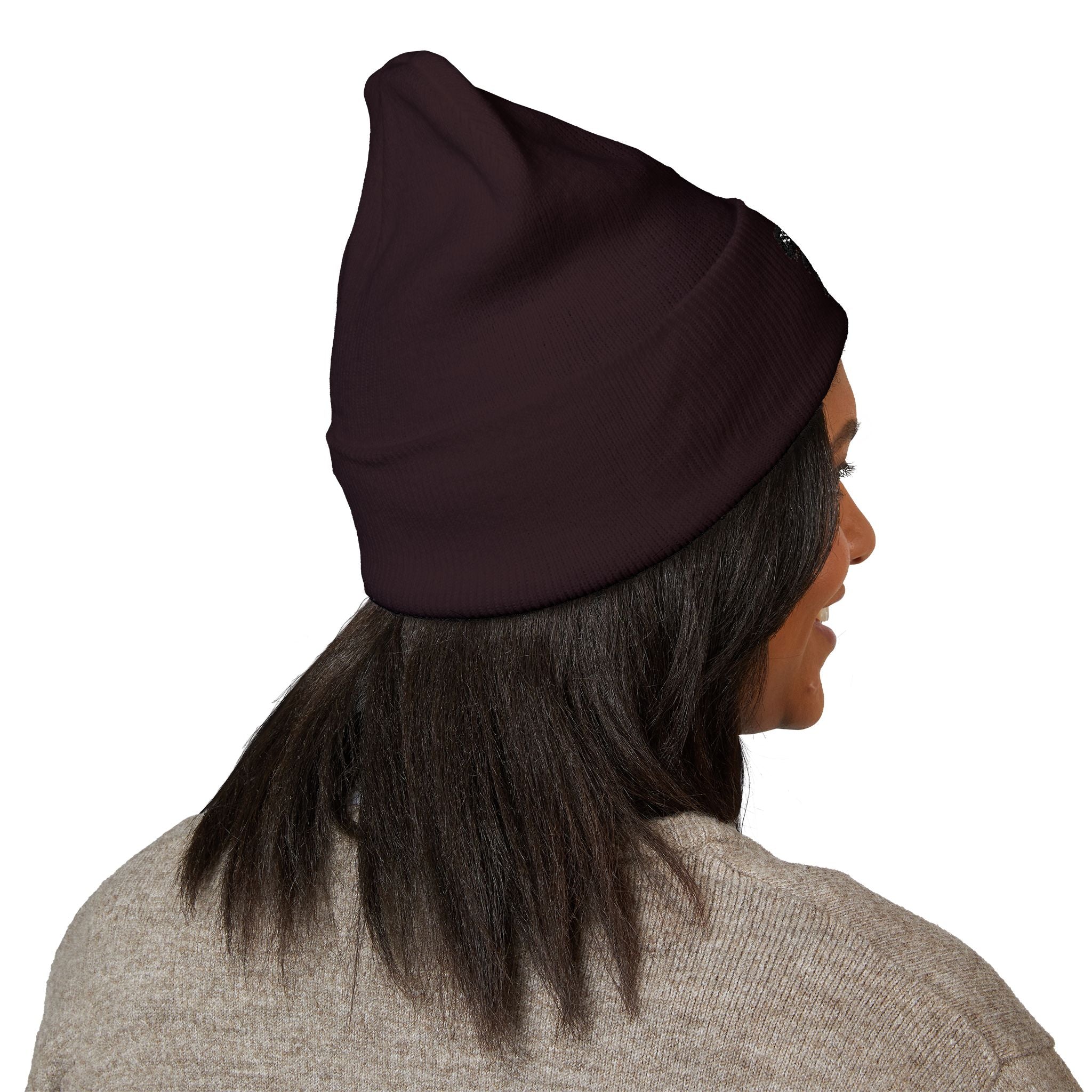 Embroidered "Real Games Only" Cuffed Beanie